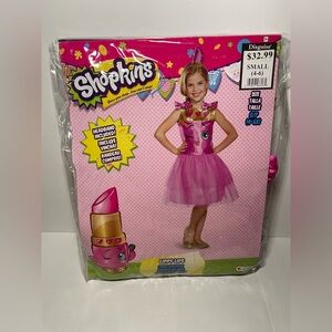 Brand New Shopkins Lippy Lips Lipstick Halloween Costume Child Size Small 4-6X